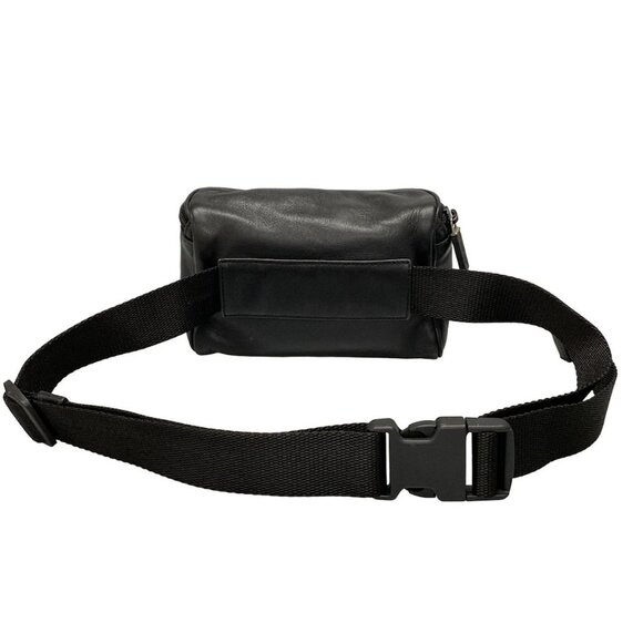 Auth miumiu - Black Leather Bum Bag - Picture 2 of 16